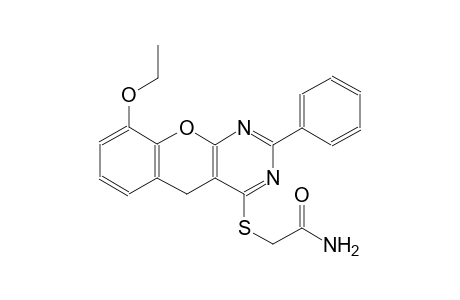 acetamide, 2-[(9-ethoxy-2-phenyl-5H-[1]benzopyrano[2,3-d]pyrimidin-4-yl)thio]-