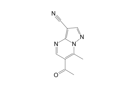 6-acetyl-7-methylpyrazolo[1,5-a]pyrimidine-3-carbonitrile