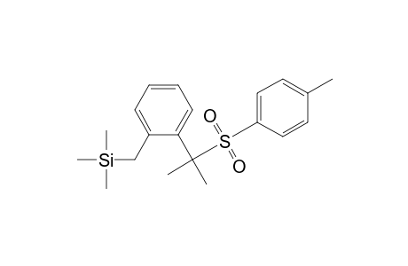 Trimethyl[o-[1-methyl-1-(p-tolylsulfonyl)ethyl]benzyl]silane