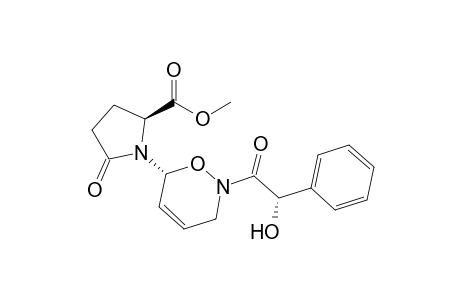 (6R)-2-[(S)-2-Hydroxy-2-phenylacetyl]-6-[(5S)-5-methoxycarbonyl-2-oxopyrrolidine-1-yl]-3,6-dihydro-2H-1,2-oxazine