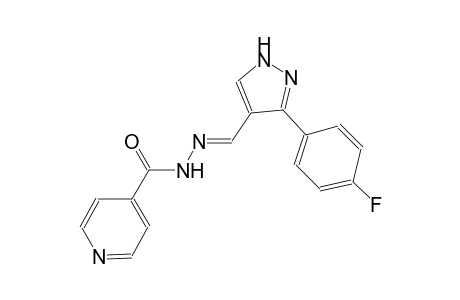 N'-{(E)-[3-(4-fluorophenyl)-1H-pyrazol-4-yl]methylidene}isonicotinohydrazide