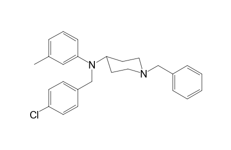 1-Benzyl-N-4-chlorobenzyl-N-(3-methylphenyl)piperidin-4-amine