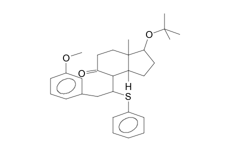 5H-INDEN-5-ONE, 1-(1,1-DIMETHYLETHOXY)OCTAHYDRO-4-[2-(3-METHOXYPHENYL)-1-(PHENYLTHIO)ETHYL]-7a-METHYL-