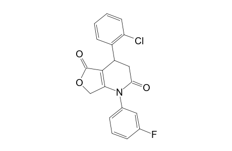 4-(2-Chlorophenyl)-1-(3-fluorophenyl)-4,7-dihydrofuro[3,4-b]pyridine-2,5(1H,3H)-dione
