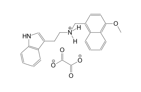 2-(1H-indol-3-yl)-N-((4-methoxynaphthalen-1-yl)methyl)ethanaminium oxalate