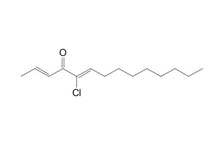 (2E,5Z)-5-chloranyltetradeca-2,5-dien-4-one