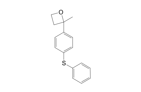 2-Methyl-2-[4-(phenylthio)phenyl]oxetane