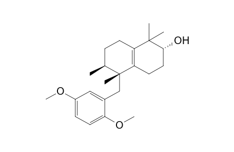 2-((1R)-1,2,3,4,5,6,7,8-octahydro-1.beta.,2.beta.,5,5.-tetramethyl-6.alpha.-hydroxy-1-naphthylmethyl)-1,4-dimethoxybenzene