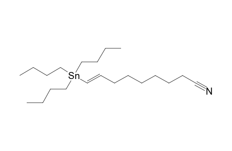 (E)-9-Tributylstannyl-8-nonenenitrile