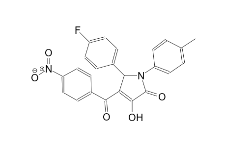 5-(4-fluorophenyl)-3-hydroxy-1-(4-methylphenyl)-4-(4-nitrobenzoyl)-1,5-dihydro-2H-pyrrol-2-one