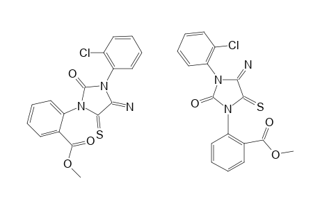 METHYL-2-[4-IMINO-2-OXO-3-(2-CHLOROPHENYL)-5-THIOXO-IMIDAZOLIDIN-1-YL]-BENZOATE