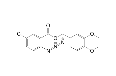 3,4-Dimethoxybenzyl 2-azido-5-chlorobenzoate