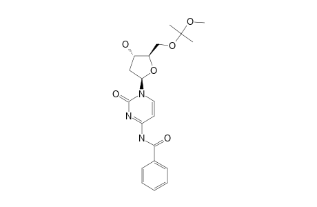 N-(4)-BENZOYL-5'-O-(1-METHOXY-1-METHYLETHYL)-2'-DEOXY-CYTIDINE