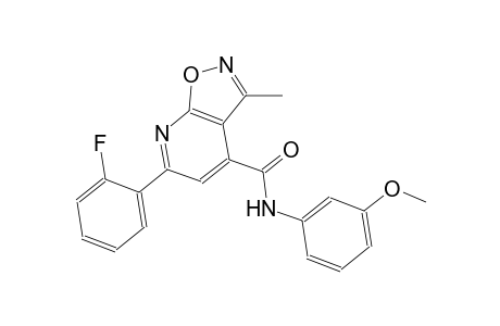 isoxazolo[5,4-b]pyridine-4-carboxamide, 6-(2-fluorophenyl)-N-(3-methoxyphenyl)-3-methyl-