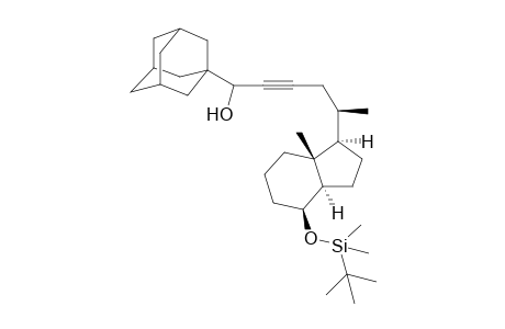 (5R),(1RS)-1-{(Adamantan-1-yl)-5-[(1R',3a'R,4'S,7a'R)-4'-(t- butyldimethylsilyl)oxy]-7a'-methyloctahydro-1H-inden-1'-yl}-hex-2-yn-1-ol