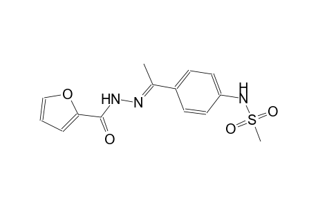 N-{4-[(1E)-N-(2-furoyl)ethanehydrazonoyl]phenyl}methanesulfonamide