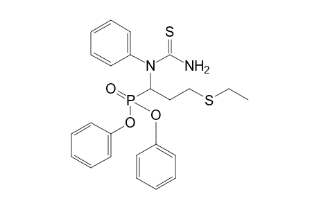 Diphenyl 1-(phenylthioureido)-3-ethylthiopropanephosphonate