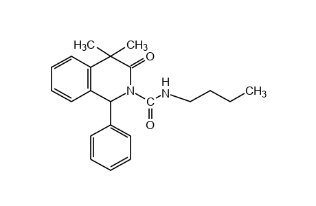 N-butyl-3,4-dihydro-4,4-dimethyl-3-oxo-1-phenyl-2(1H)isoquinolinecarboxamide