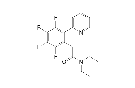 N,N-Diethyl-2-(2,3,4,5-tetrafluoro-6-(pyridin-2-yl)phenyl)acetamide