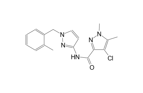 4-chloro-1,5-dimethyl-N-[1-(2-methylbenzyl)-1H-pyrazol-3-yl]-1H-pyrazole-3-carboxamide