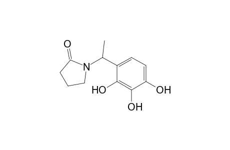 2-Pyrrolidinone, 1-[1-(2,3,4-trihydroxyphenyl)ethyl]-