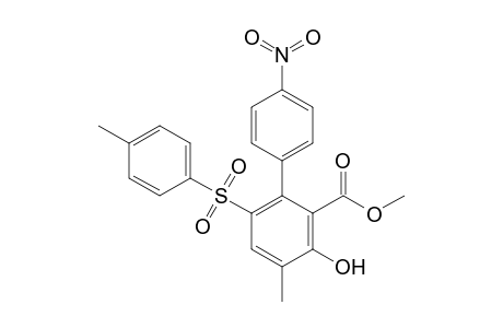 Methyl 3-Hydroxy-4-methyl-4'-nitro-6-tosylbiphenyl-2-carboxylate