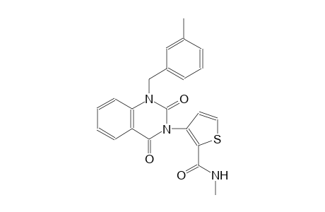 2-thiophenecarboxamide, 3-(1,4-dihydro-1-[(3-methylphenyl)methyl]-2,4-dioxo-3(2H)-quinazolinyl)-N-methyl-