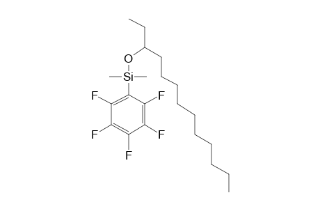 [(1-Ethylundecyl)oxy](dimethyl)(2,3,4,5,6-pentafluorophenyl)silane