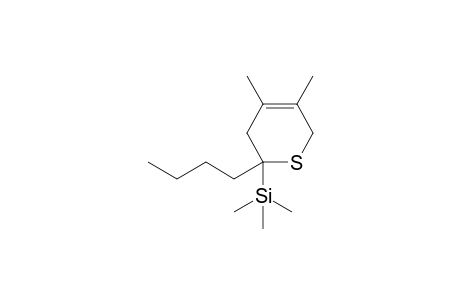 (6-butyl-3,4-dimethyl-2,5-dihydrothiopyran-6-yl)-trimethyl-silane