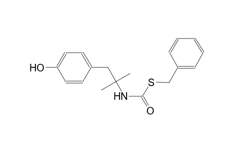 carbamothioic acid, [2-(4-hydroxyphenyl)-1,1-dimethylethyl]-, S-(phenylmethyl) ester