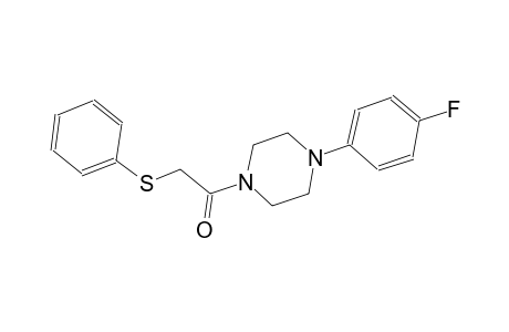 1-(4-fluorophenyl)-4-[(phenylsulfanyl)acetyl]piperazine