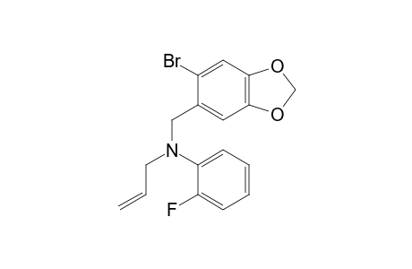 Allyl-[(6-bromo-1,3-benzodioxol-5-yl)methyl]-(2-fluorophenyl)amine