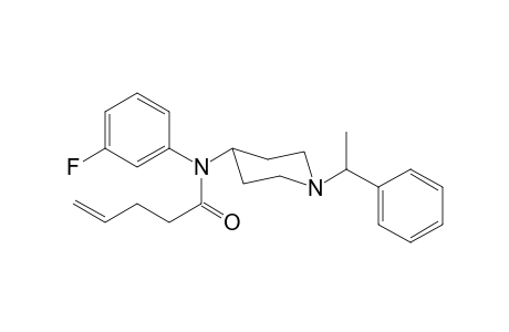 N-3-fluorophenyl-N-[1-(1-phenylethyl)piperidin-4-yl]pent-4-enamide
