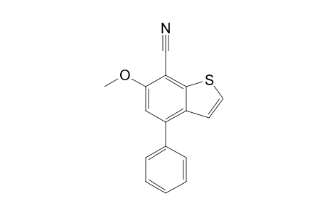 7-Cyano-6-methoxy-4-phenylbenzo[b]thiophene