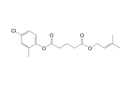 Glutaric acid, 3-methylbut-2-en-1-yl 2-methyl-4-chlorophenyl ester