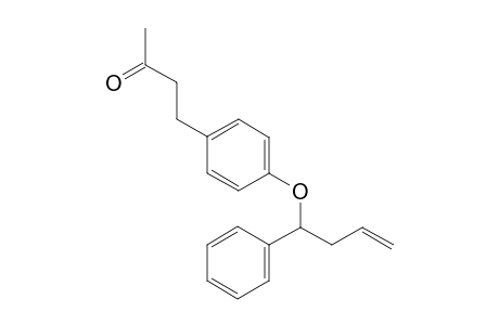 4-(4-((1-phenylbut-3-en-1-yl)oxy)phenyl)butan-2-one