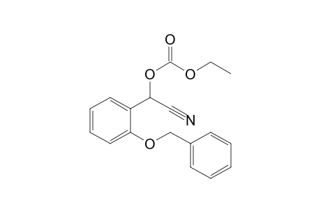 Carbonic acid (2-benzyloxy-phenyl)-cyano-methyl ester ethyl ester