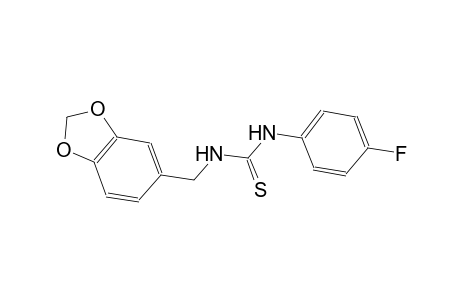 N-(1,3-benzodioxol-5-ylmethyl)-N'-(4-fluorophenyl)thiourea