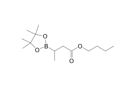 Butyl 3-(4,4,5,5-tetramethyl-1,3,2-dioxaborolan-2-yl)-butanoate