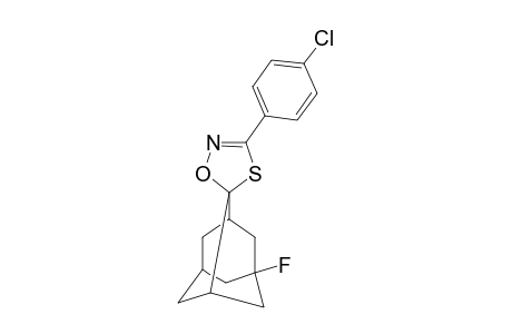 5-FLUORO-3'-(PARA-CHLOROPHENYL)-ADAMANTANE-2-SPIRO-5'-(DELTA(2)-1',4',2'-OXATHIAZOLINE)