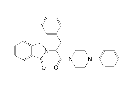 1H-isoindol-1-one, 2,3-dihydro-2-[(1S)-2-oxo-1-(phenylmethyl)-2-(4-phenyl-1-piperazinyl)ethyl]-