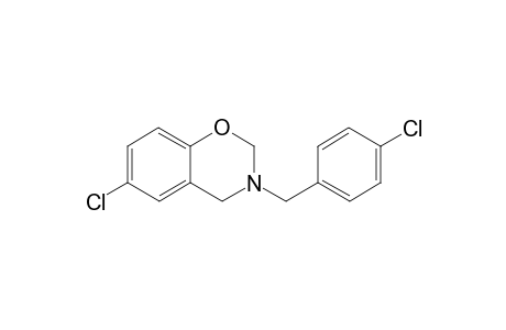 6-Chloranyl-3-[(4-chlorophenyl)methyl]-2,4-dihydro-1,3-benzoxazine