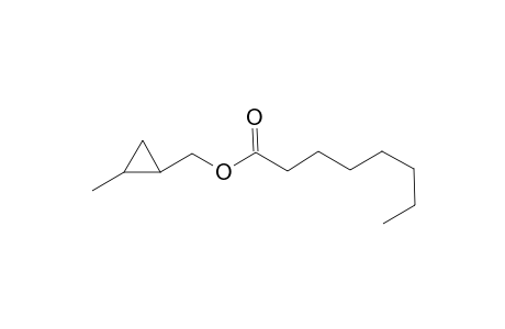 (2-Methylcyclopropyl)methyl octanoate