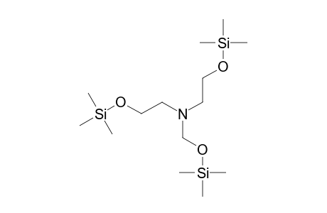 2-trimethylsilyloxy-N-(2-trimethylsilyloxyethyl)-N-(trimethylsilyloxymethyl)ethanamine