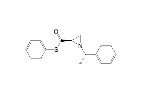 S-Phenyl (+)-(2R,1'S)-1-(1-Phenylethyl)aziridine-2-carbothioate