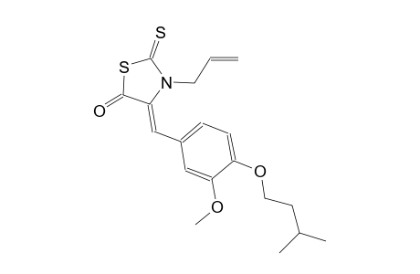 (4Z)-3-allyl-4-[4-(isopentyloxy)-3-methoxybenzylidene]-2-thioxo-1,3-thiazolidin-5-one