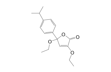 3,5-diethoxy-5-(4-isopropylphenyl)furan-2(5H)-one