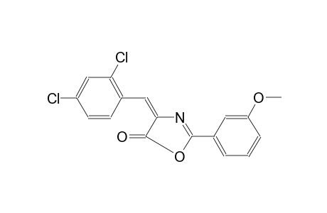 (4E)-4-(2,4-dichlorobenzylidene)-2-(3-methoxyphenyl)-1,3-oxazol-5(4H)-one