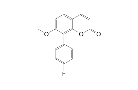 8-(4-Fluorophenyl)-7-methoxy-2H-chromen-2-one