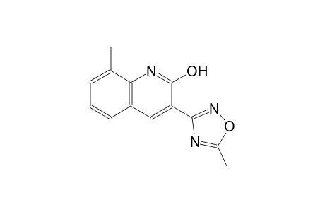 8-methyl-3-(5-methyl-1,2,4-oxadiazol-3-yl)-2-quinolinol